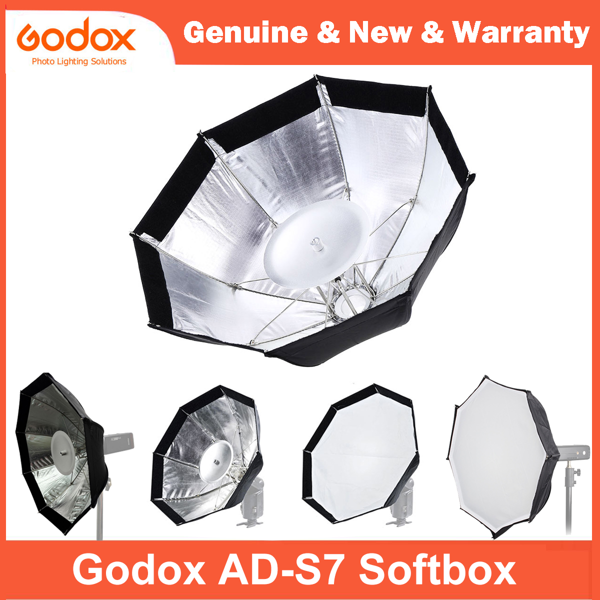 Beauty Dish 55Cm - Godox AD-S7 boîte à lumière multifonctionnelle