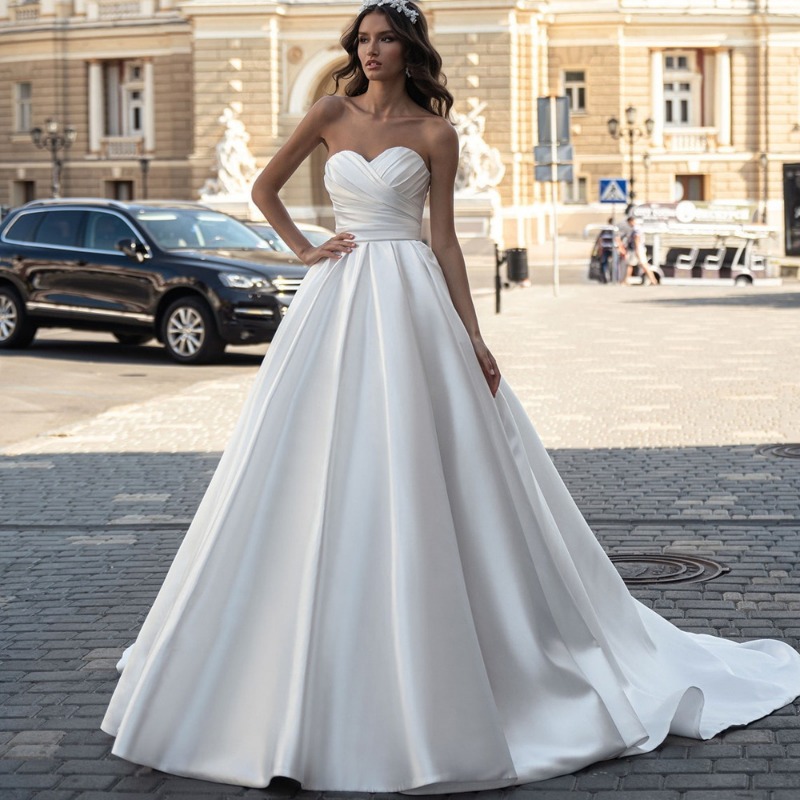 Photography Lighting Basics - Robe de mariée légère en Satin,