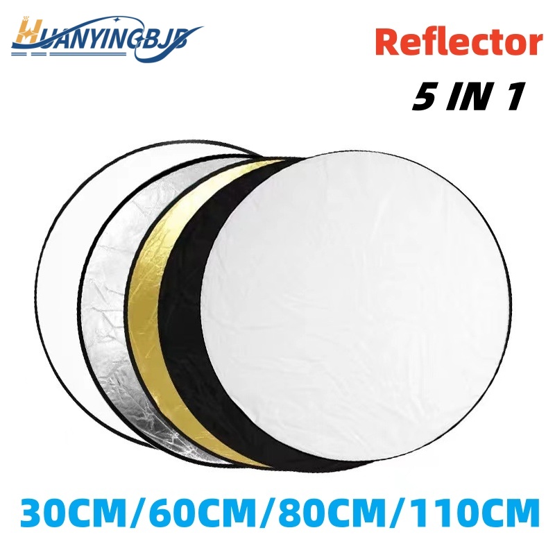 Photography Lighting Reflectors - HUANYINGBJB Portable 5 en 1 réflecteur