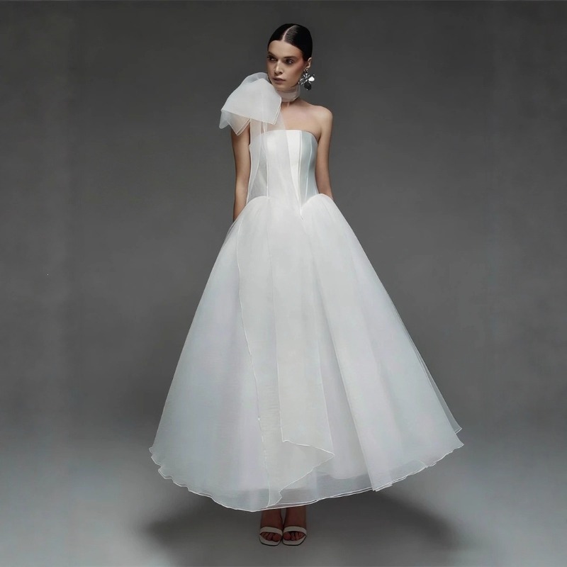 Photography Lighting Basics - Nouvelle Robe Longue de Mariage Blanche