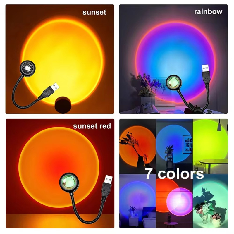 Photography Lighting Home - Lampe Coucher de Soleil LED 1-4
