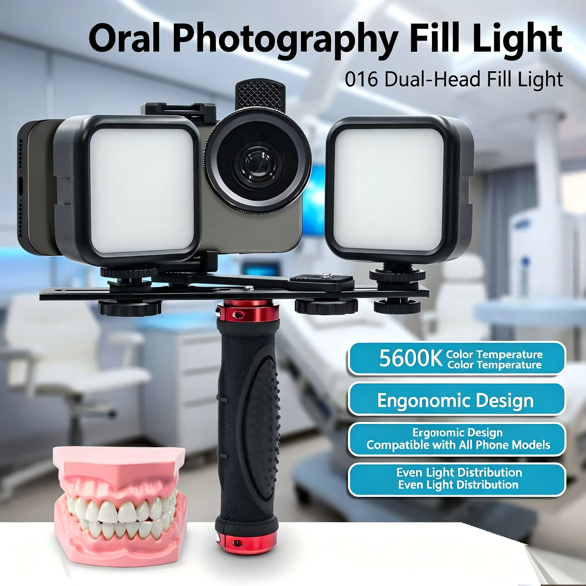 Photography Lighting Basics - Kit d'éclairage portable pour photographie dentaire,