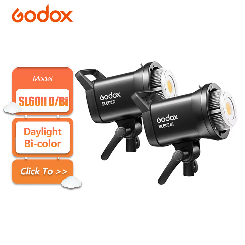 Photography Lighting Godox - Godox SL60IID SL60IIBi 75W Lumière vidéo