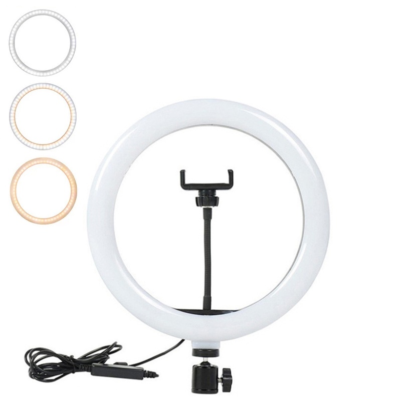 Photography Lighting Set Up - Lampe vidéo LED annulaire 16/26/33cm pour