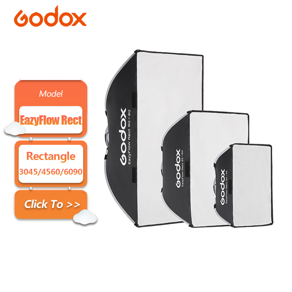Softbox Portable Strip - Godox EazyFlow Rect 3045/4560/6090 Softbox pliable