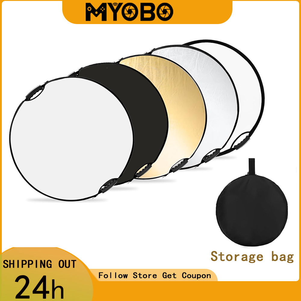 Photography Lighting Reflectors - Réflecteur photographique pliable MYOBO avec étui