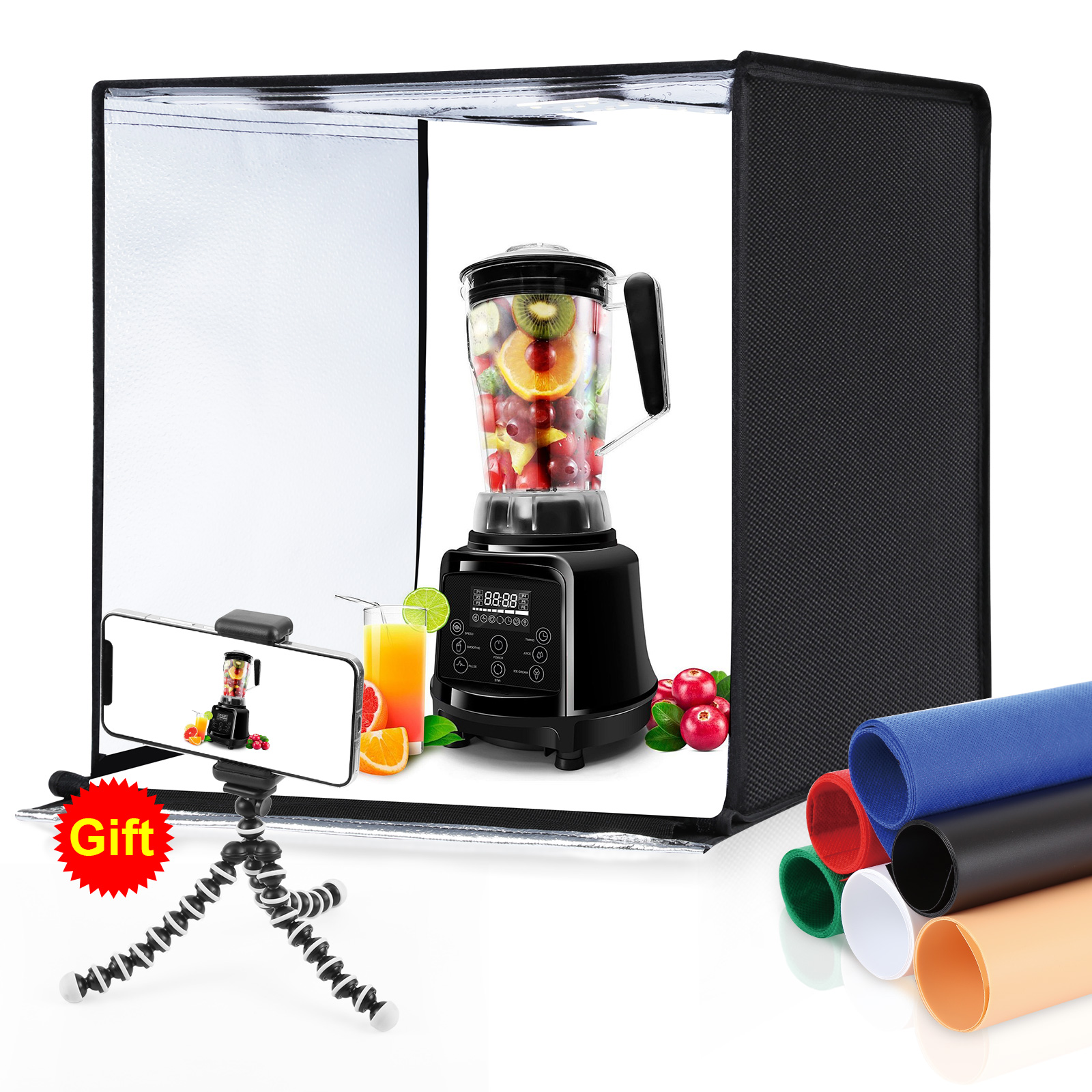 Photography Lighting Set Up - PULUZ 60 cm Photo Studio boîte