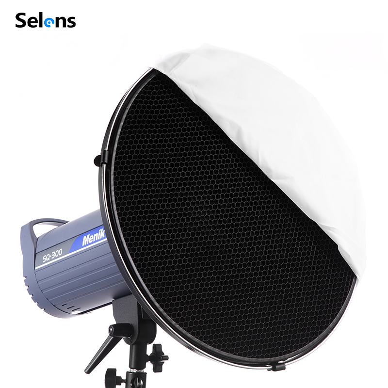 Beauty Dish 55Cm - Selens – réflecteur intérieur argent/blanc 55cm,