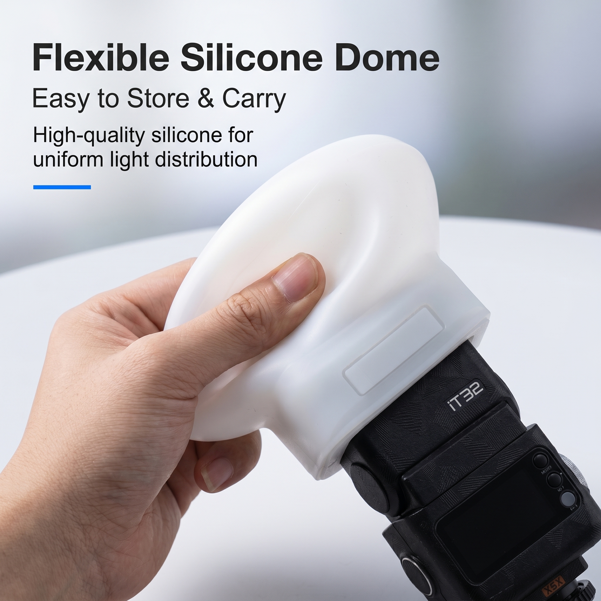 Photography Lighting Godox - Diffuseur de flash en silicone compatible