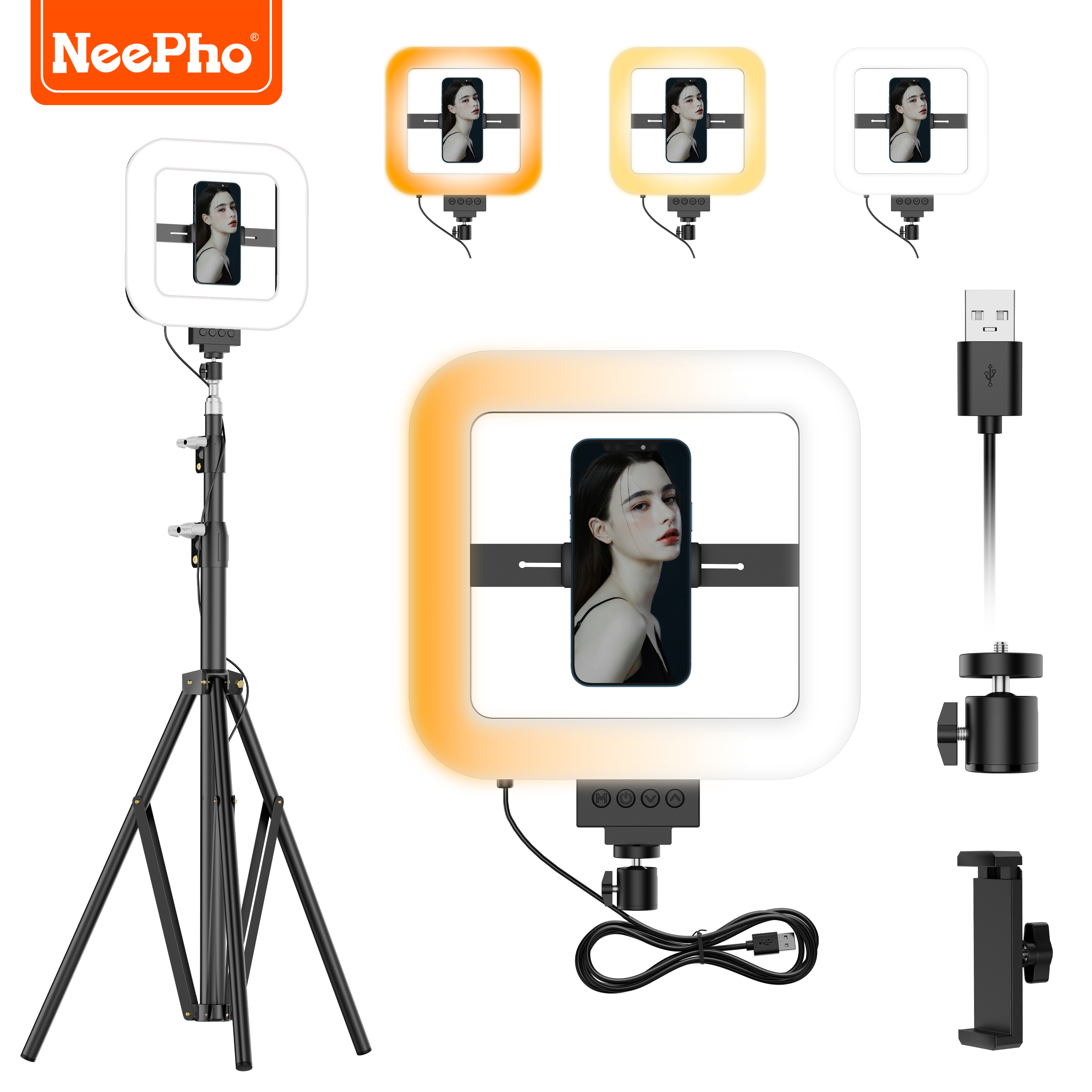 Photography Lighting For Food - NeePho NP-28 Lumière d'appoint portable à