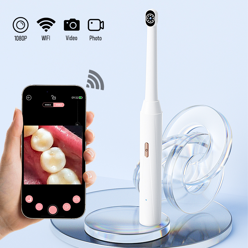 Photography Lighting Indoor - Caméra orale sans fil pour iPhone/Android,