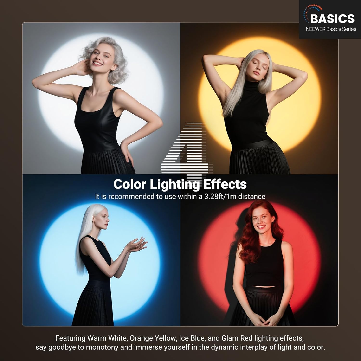 Photography Lighting Basics - Lampe de photographie RGB NEEWER Basics,