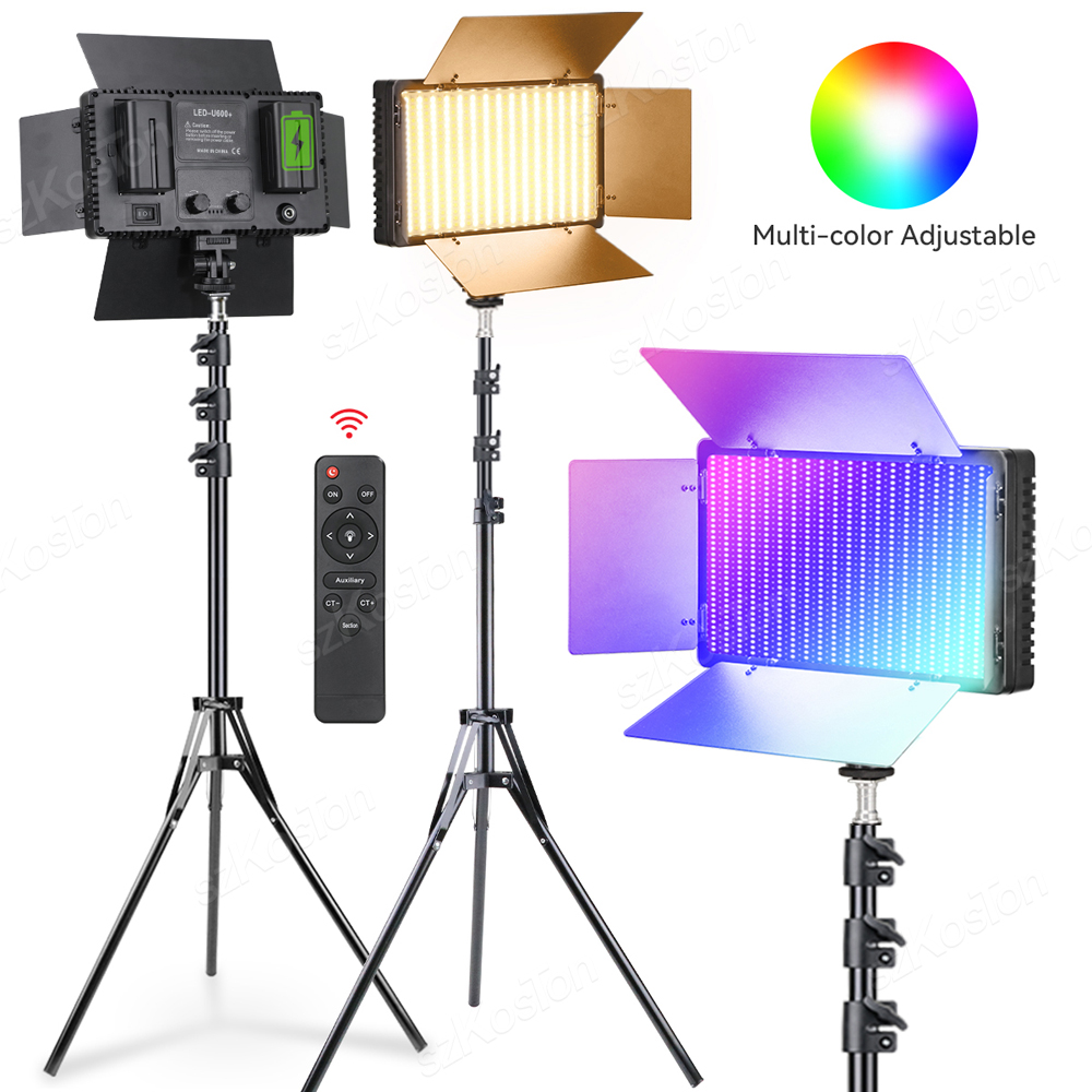 Photography Lighting Set Up - Panneau lumineux LED RGB pour photographie
