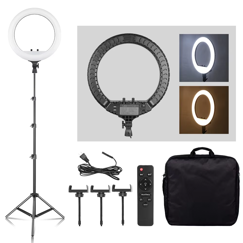 Anneau lumineux LED SH 18 pouc - Photography Lighting Set Up avis et prix
