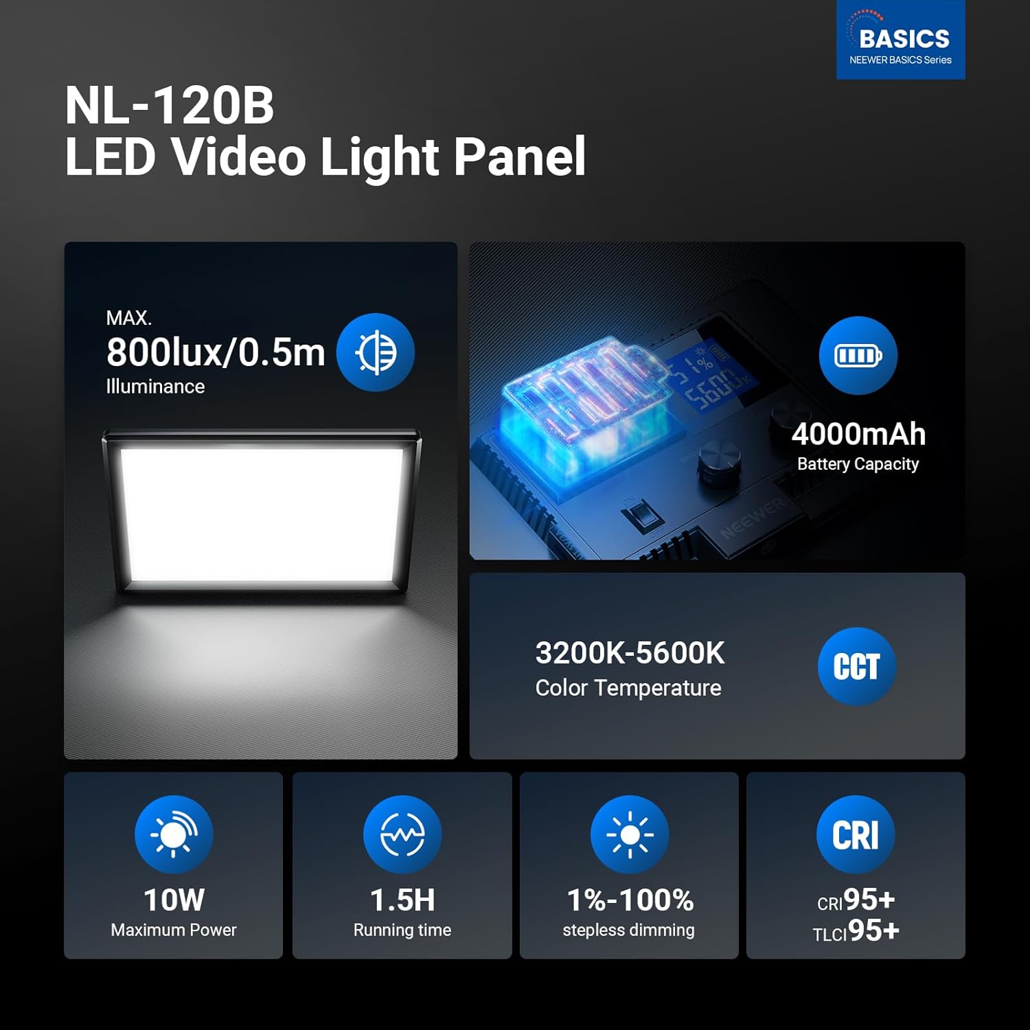 Panneau lumineux LED NEEWER Ba - Photography Lighting Basics avis et prix
