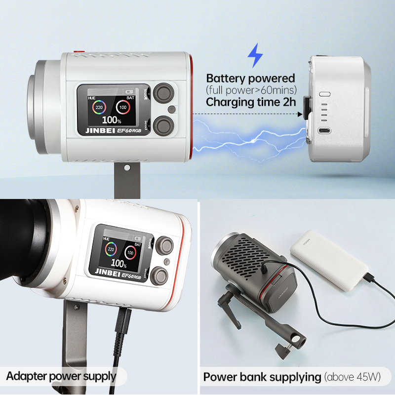 JINBEI EF-60RGB – Éclairage vi - Good Lighting In Photography avis et prix