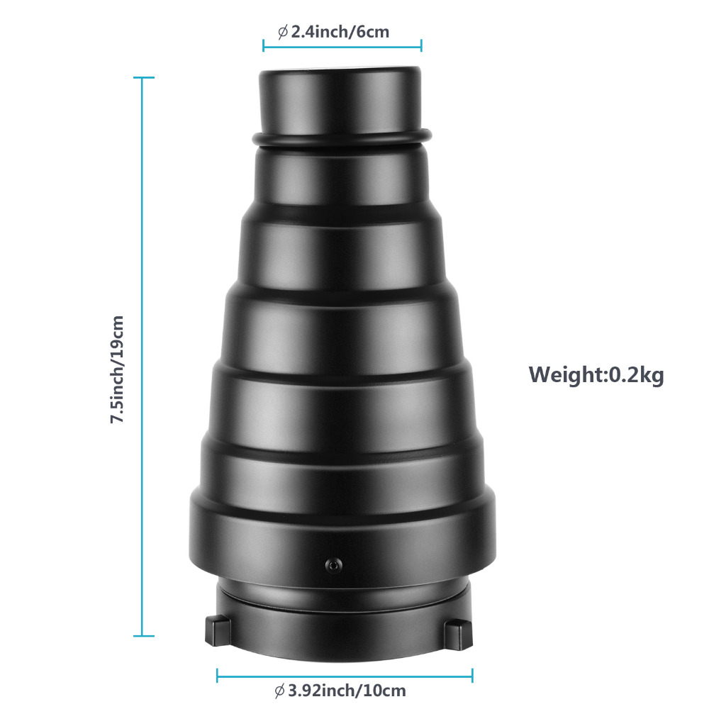 Neewer-Kit de Snoot Conique en - Honeycomb Grid Filter avis et prix