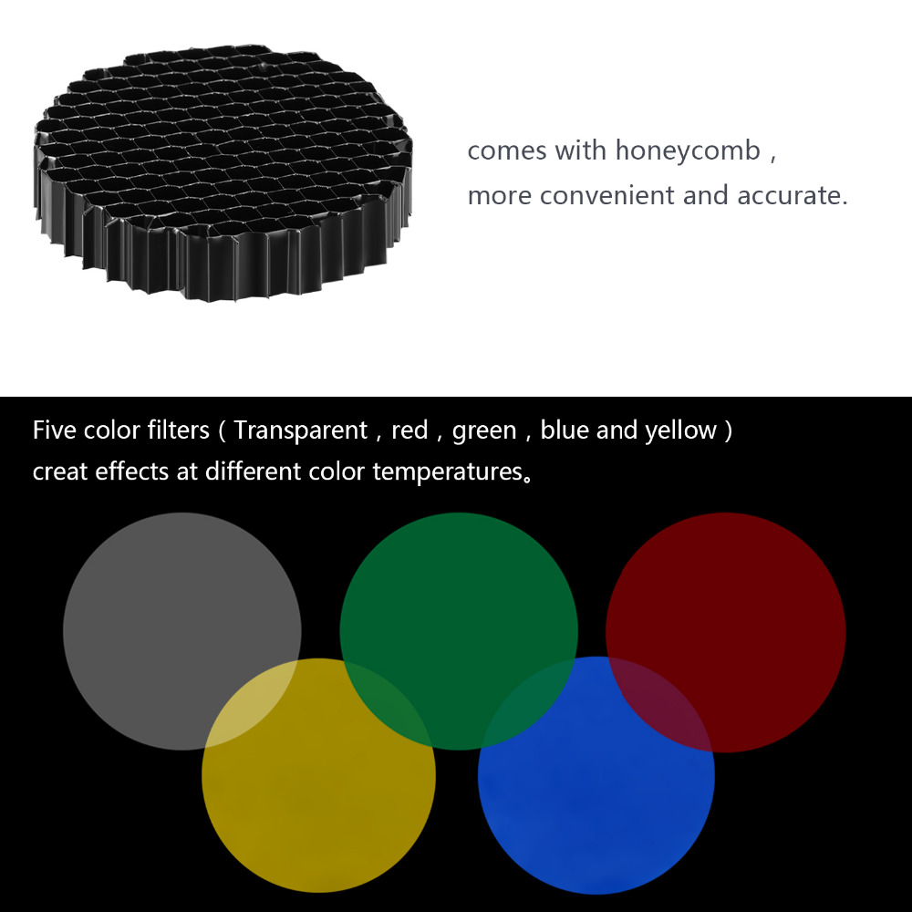 Neewer-Kit de Snoot Conique en - Honeycomb Grid Filter avis et prix