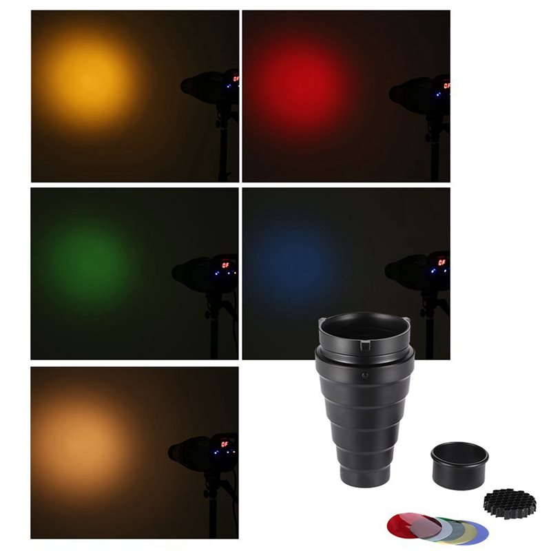 Snoot conique N75R-3X avec gri - Honeycomb Grid Filter avis et prix