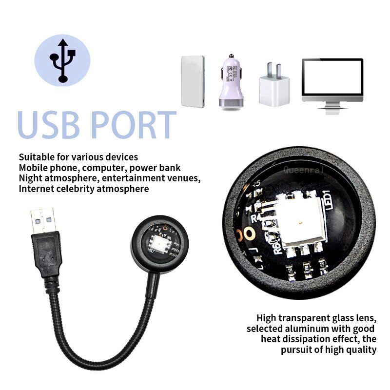 Lampe USB à dégradé de couleur - Photography Lighting Home avis et prix
