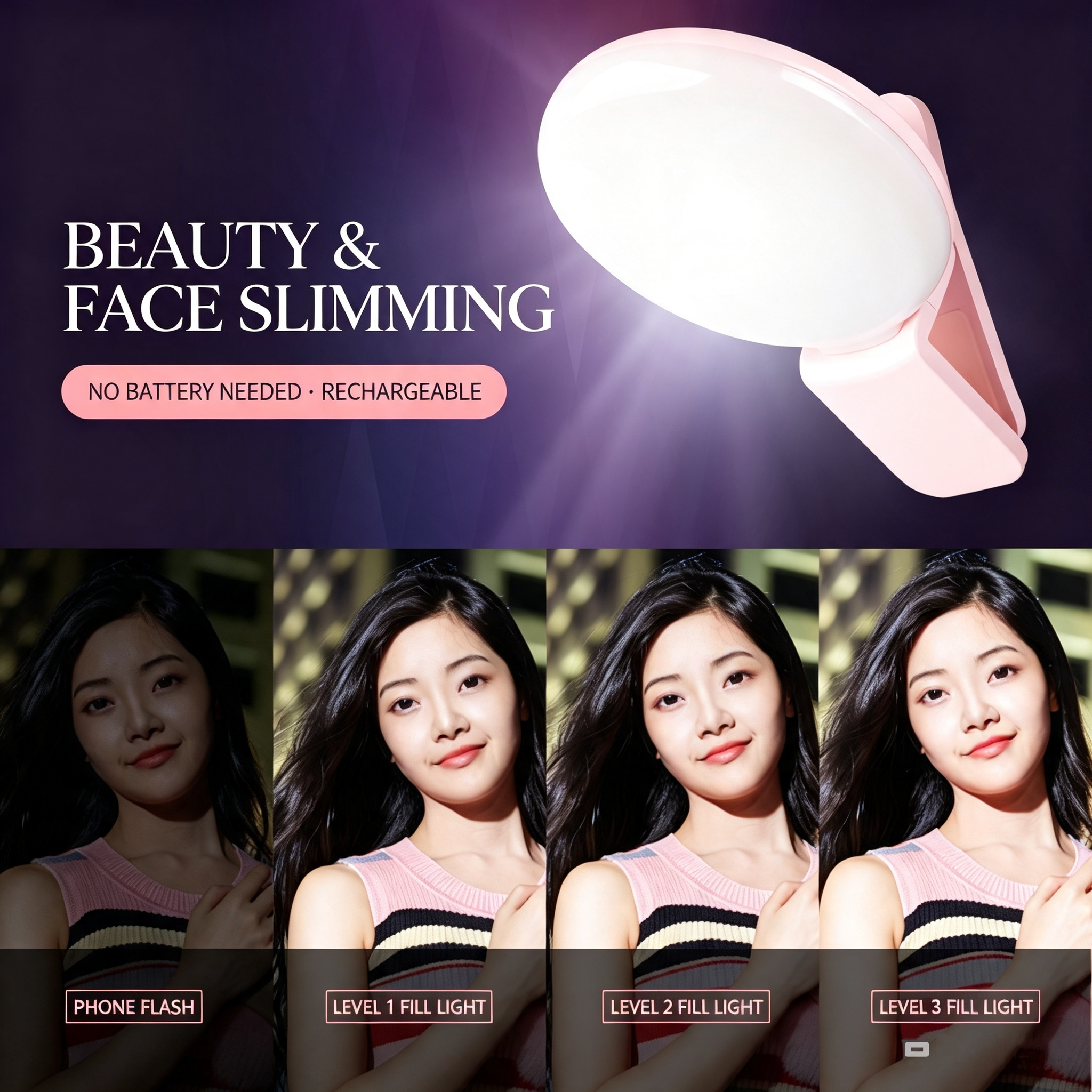 Mini Q Round Selfie Fill Light - Photography Lighting Indoor avis et prix