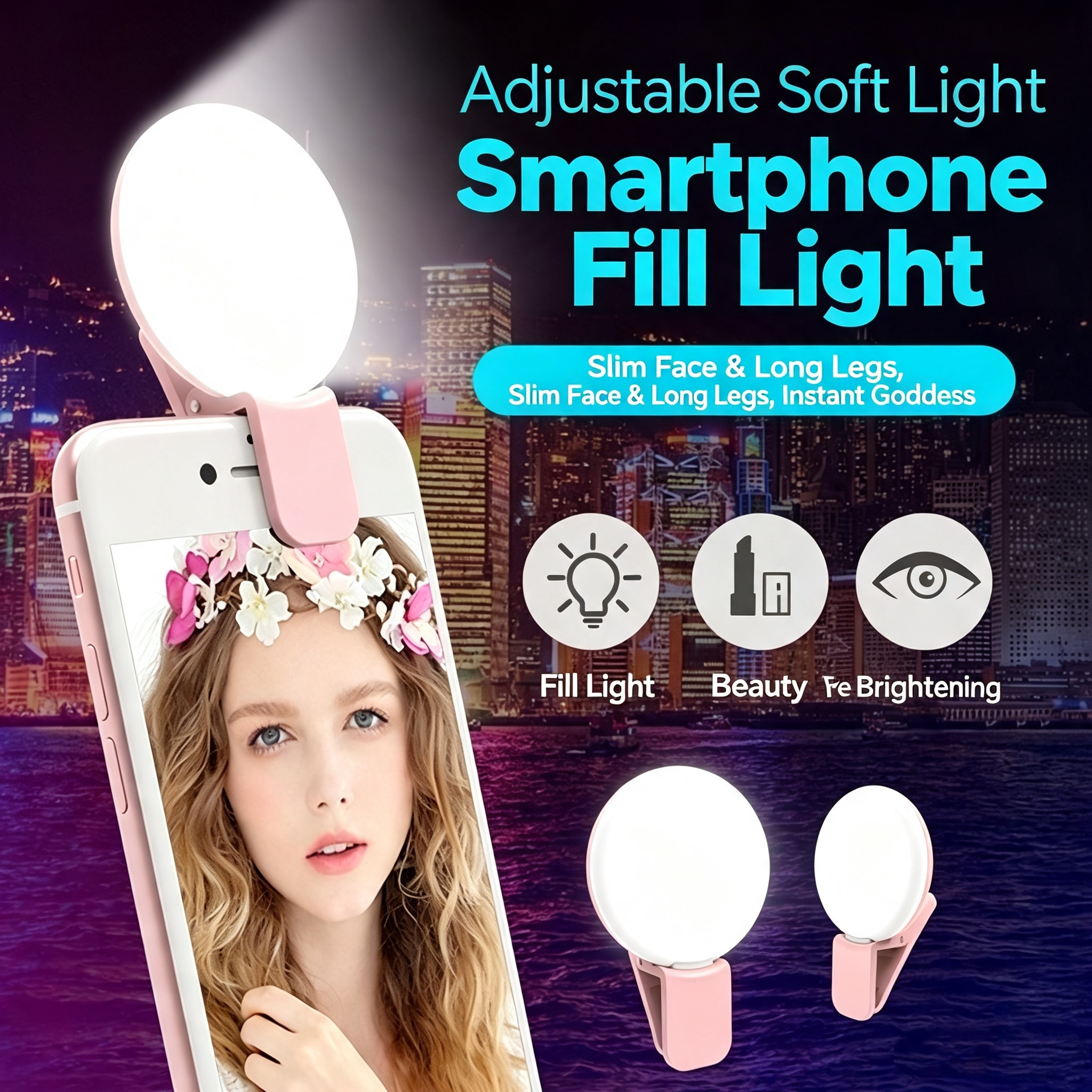 Mini Q Round Selfie Fill Light - Photography Lighting Indoor avis et prix