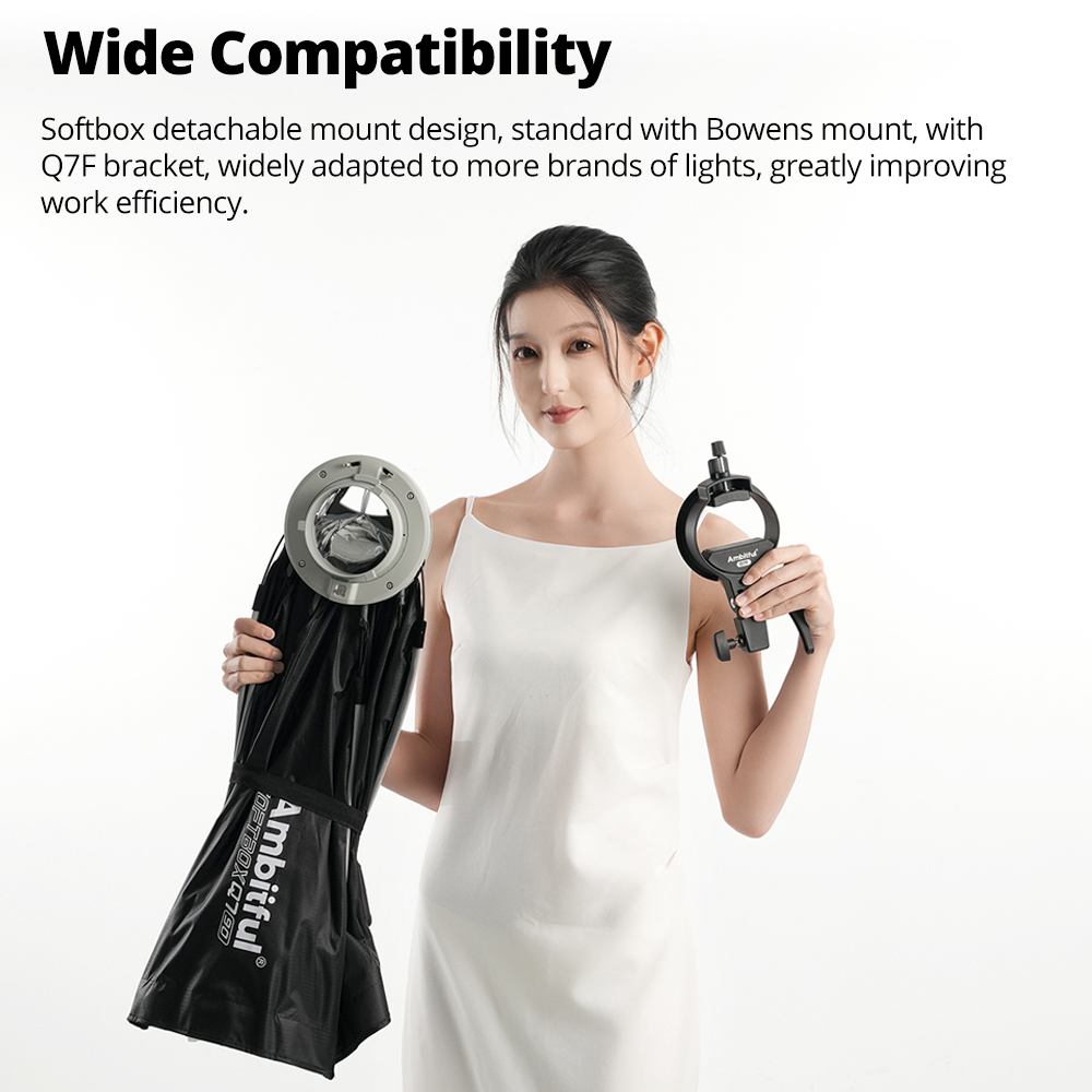 AMBITFUL 30x120cm 55cm 65cm 90 - Beauty Dish 55Cm avis et prix
