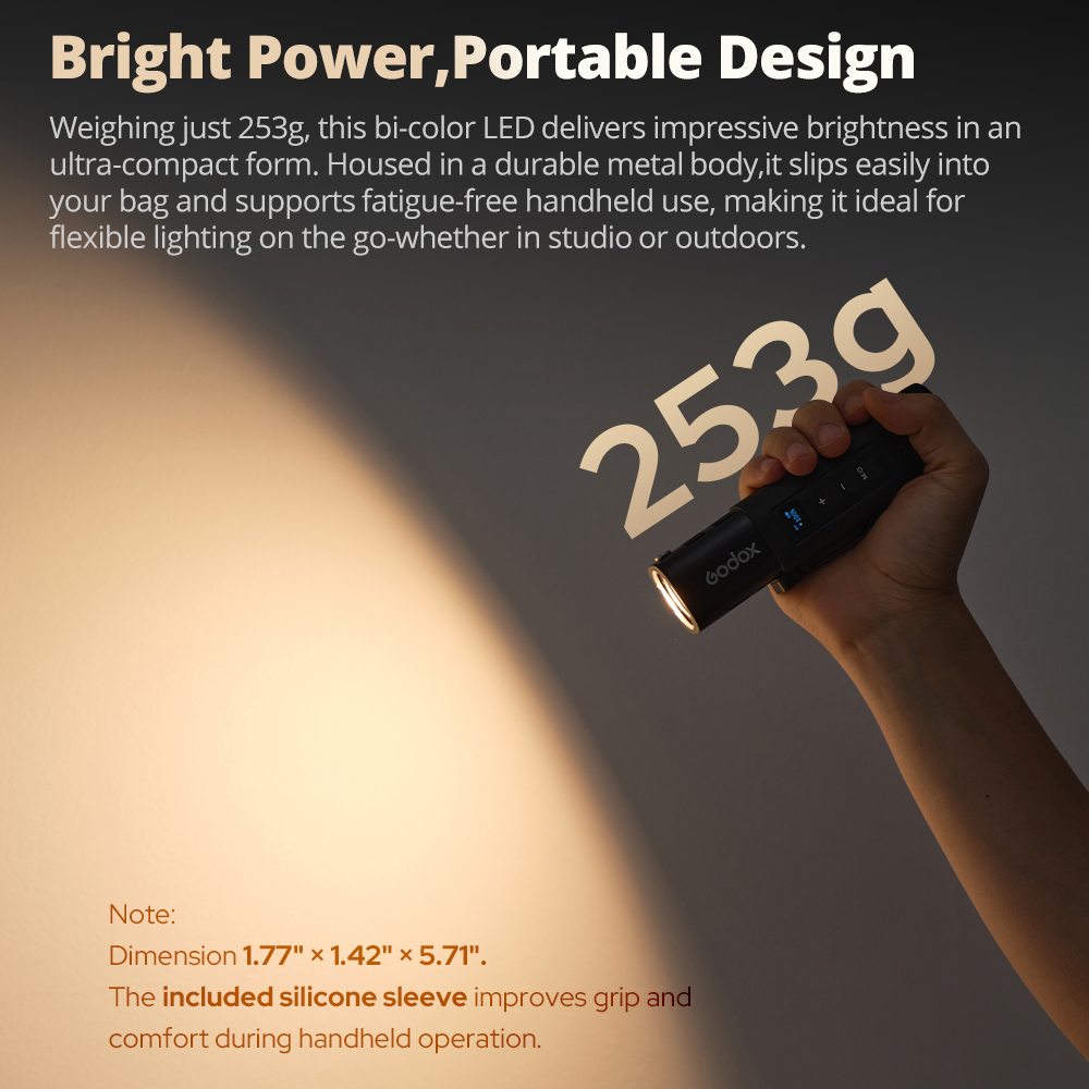Lampe vidéo LED bicolore Godox - Photography Lighting Godox avis et prix