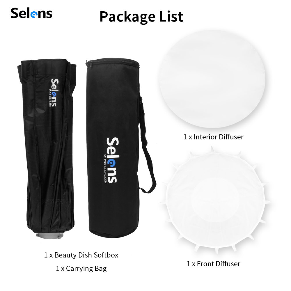 Selens-Parapluie Radar Softbox - Beauty Dish 55Cm avis et prix