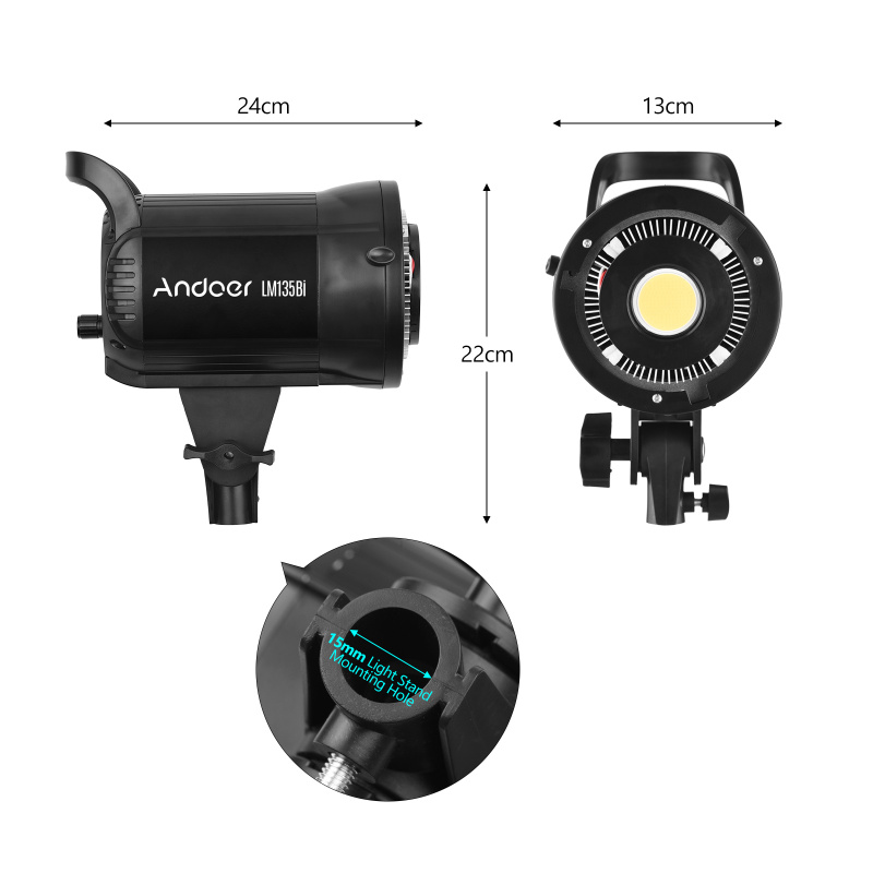 Andoer LM135Bi Portable LED ph - Photography Lighting Godox avis et prix