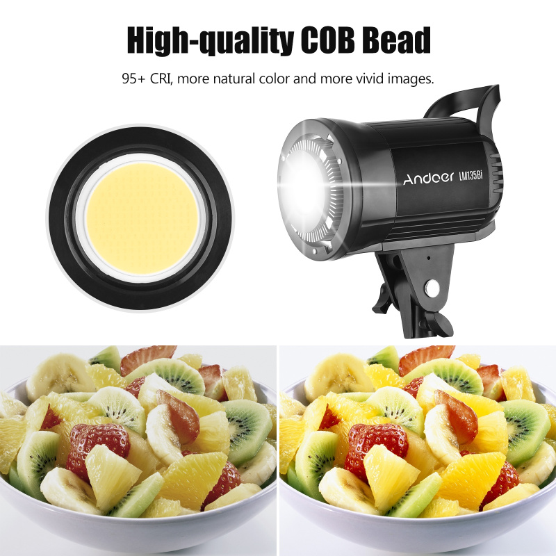 Andoer LM135Bi Portable LED ph - Photography Lighting Godox avis et prix