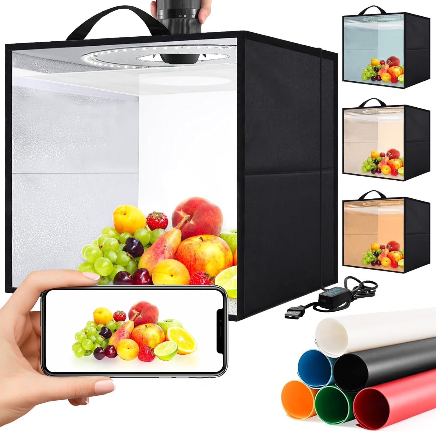 Boîte à lumière, boîte à lumiè - Photography Lighting Background avis et prix