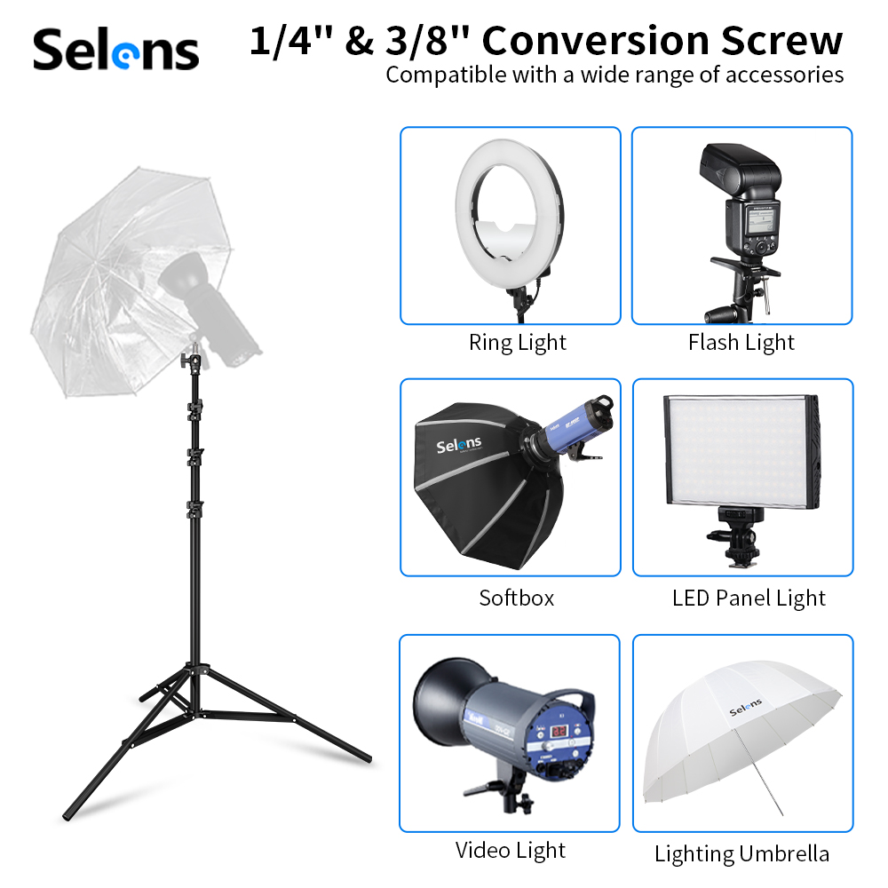 Selens 2.2~3.95m Support de Lu - Photography Lighting Reflectors avis et prix