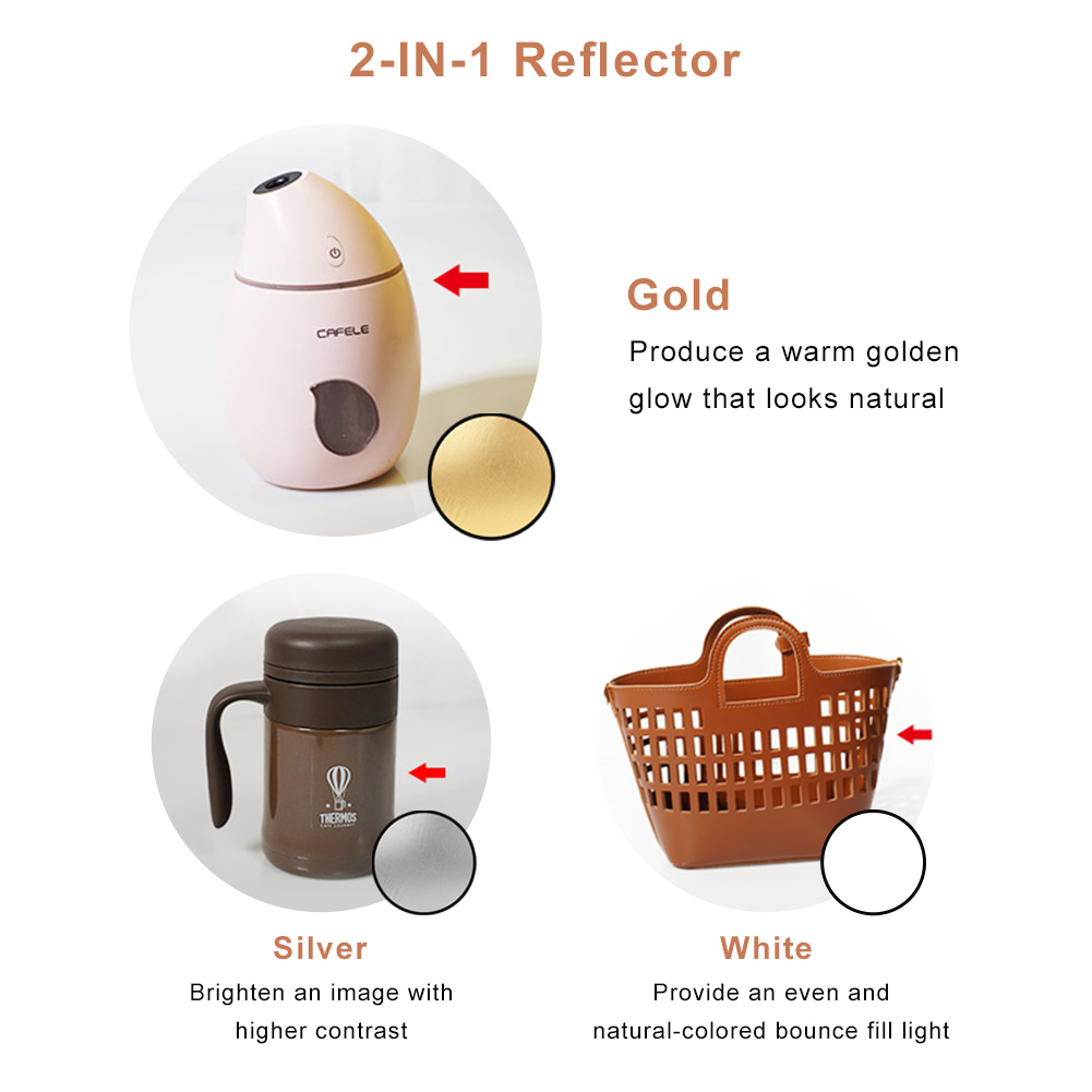 Réflecteur portable rond 2-en- - Photography Lighting Reflectors avis et prix
