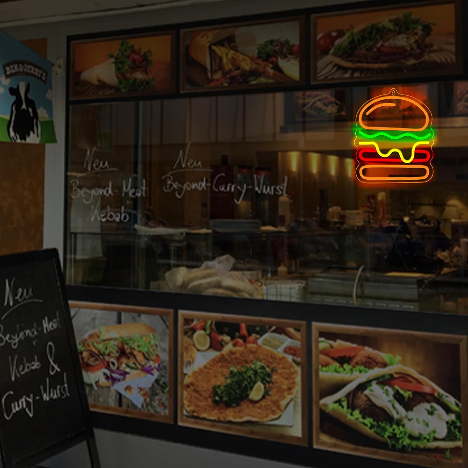 Enseigne au néon pour hamburge - Photography Lighting For Food avis et prix
