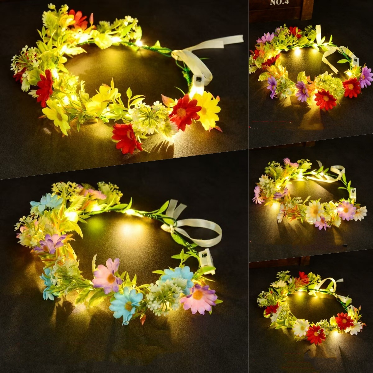 Couronne de fleurs lumineuse à - Photography Lighting Equipment avis et prix