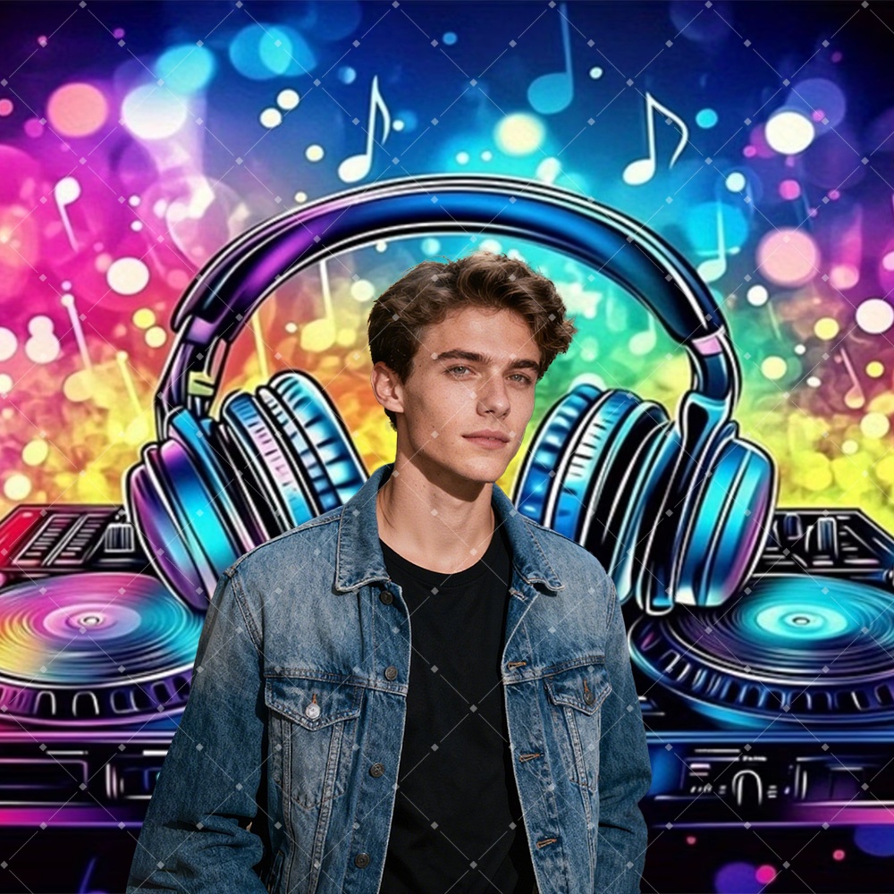 Décoration de fête DJ Hip Hop, - Photography Lighting Background avis et prix