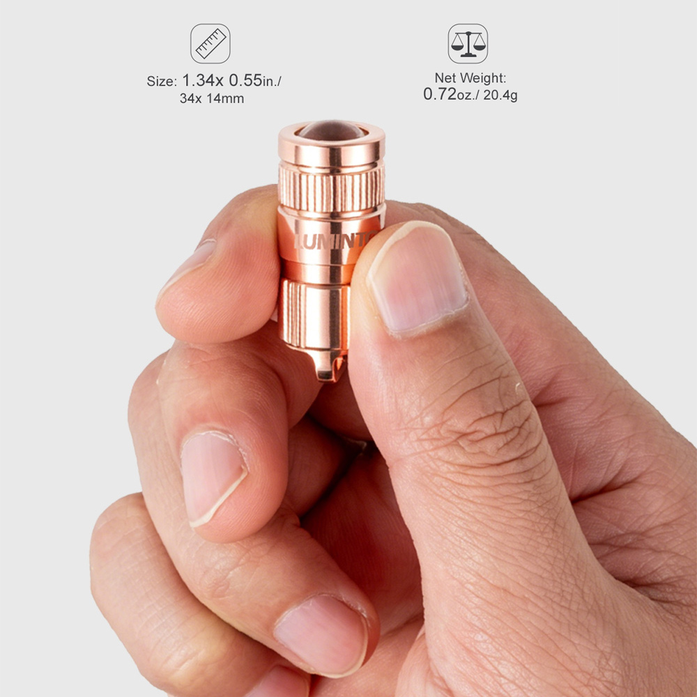 Lampe de poche en cuivre EDC L - Snoot Flash Modifier avis et prix