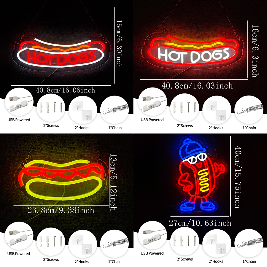 Enseigne au néon de la série H - Photography Lighting For Food avis et prix