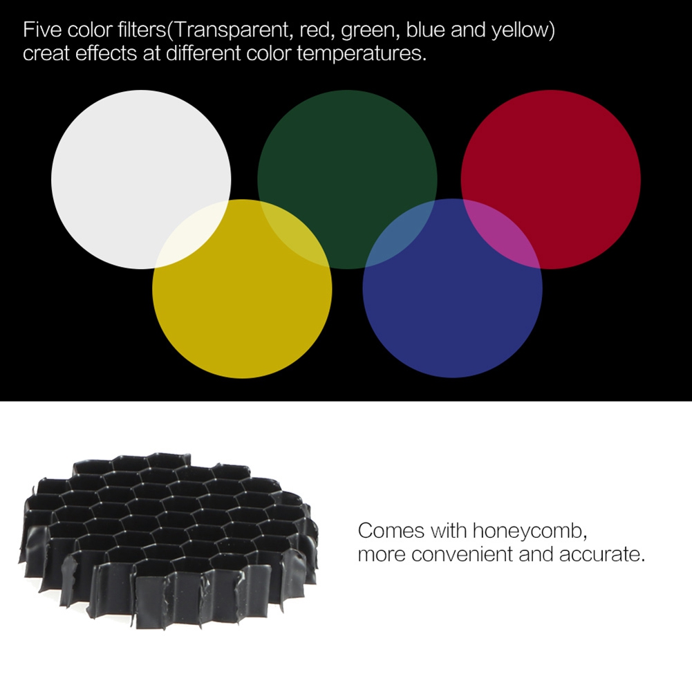 Snoot conique avec grille en n - Honeycomb Grid Filter avis et prix