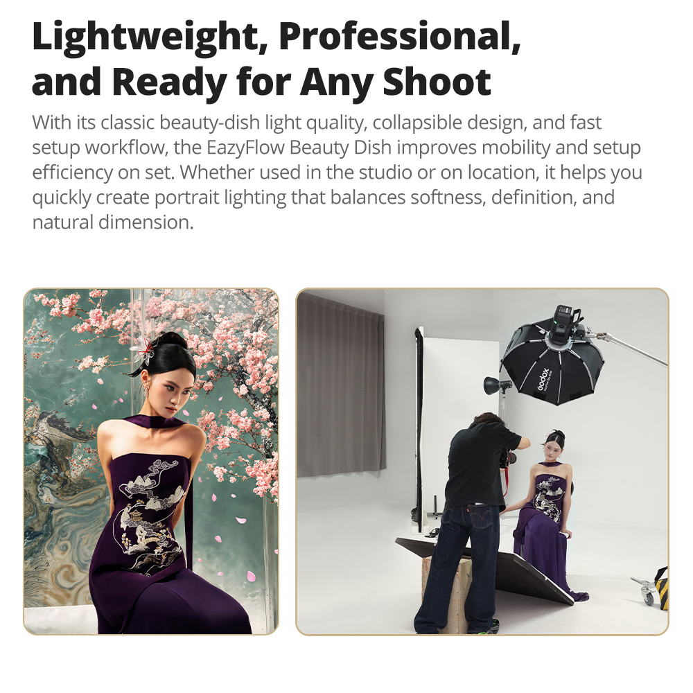 Nouveau Godox EazyFlow Beauty  - Photography Lighting Flash avis et prix