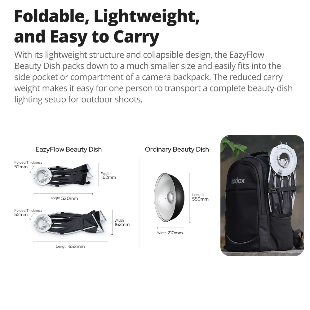 Nouveau Godox EazyFlow Beauty  - Photography Lighting Flash avis et prix