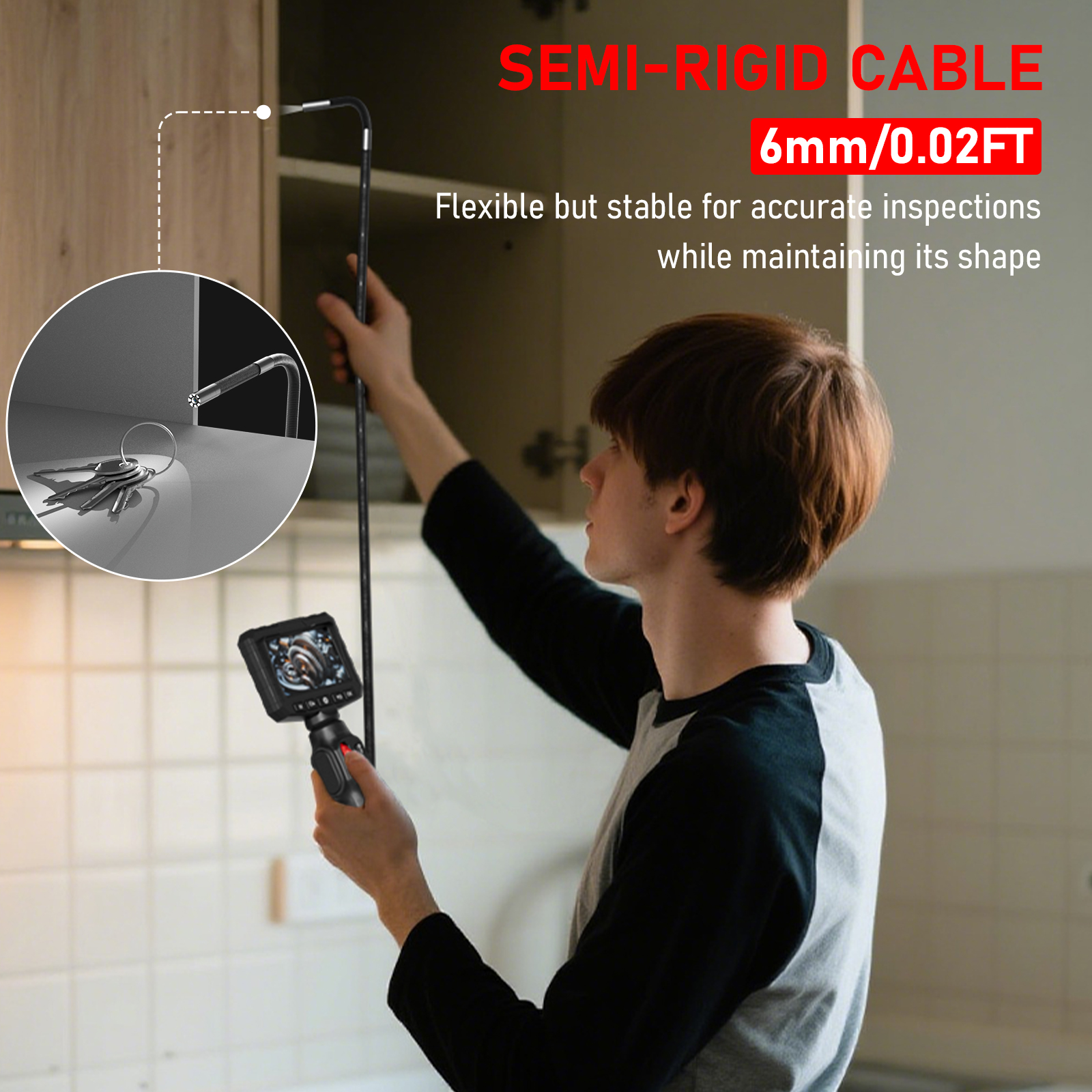 Caméra endoscopique avec lumiè - Photography Lighting Diagram avis et prix