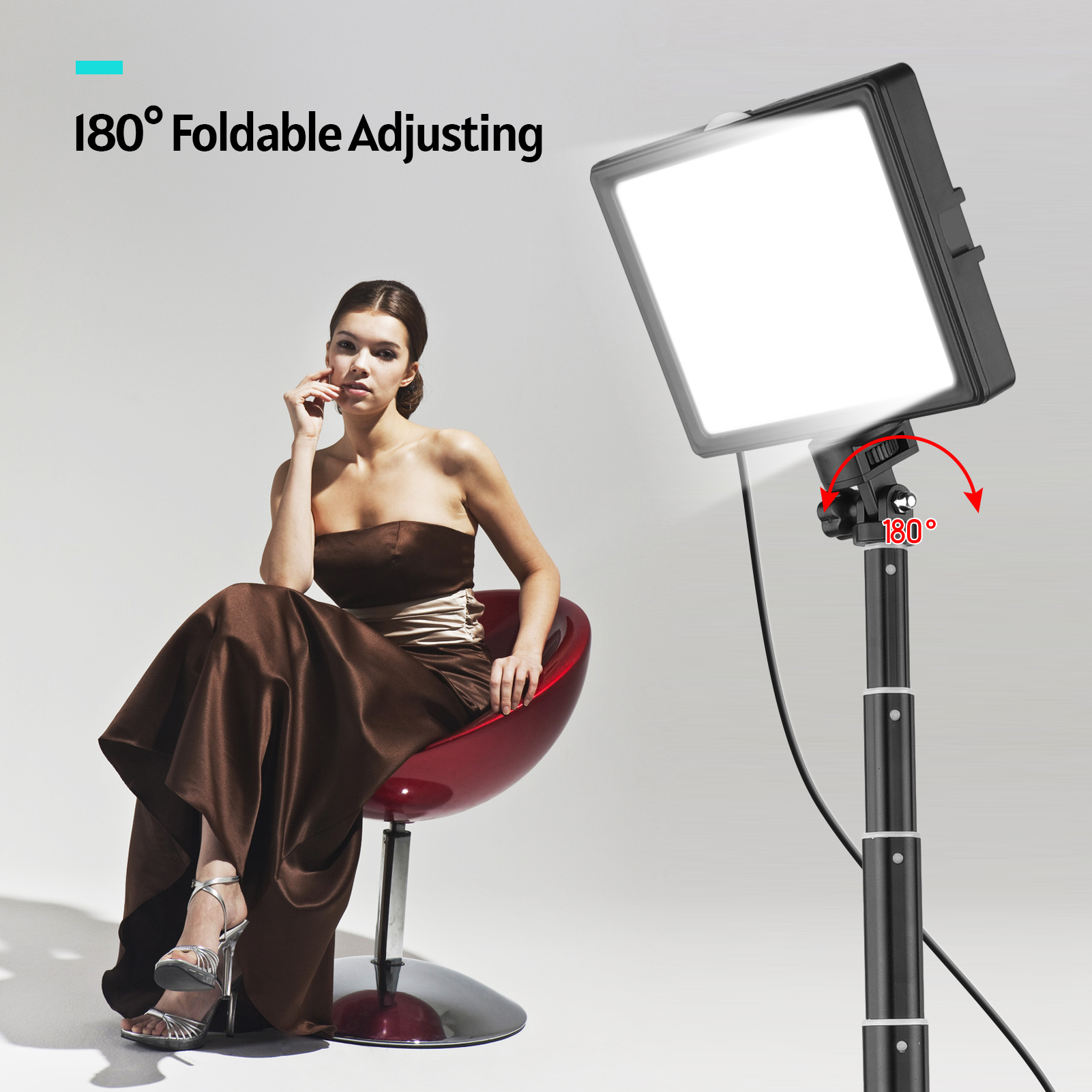 Andoer-Kit d'éclairage vidéo L - Photography Lighting Set Up avis et prix