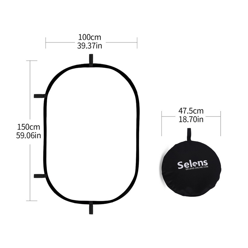 Réflecteur ovale pliable 100x1 - Photography Lighting Reflectors avis et prix