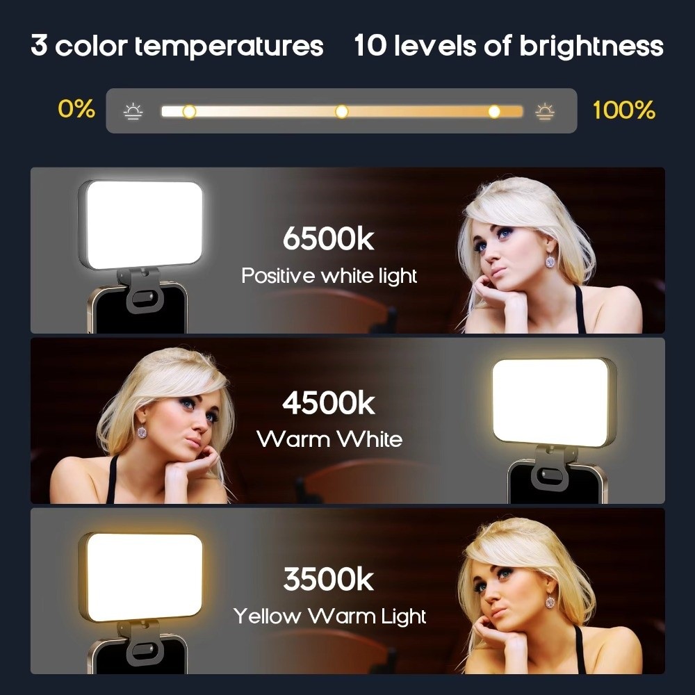 Lampe LED Selfie 800/1000mAh,  - Photography Lighting Flash avis et prix